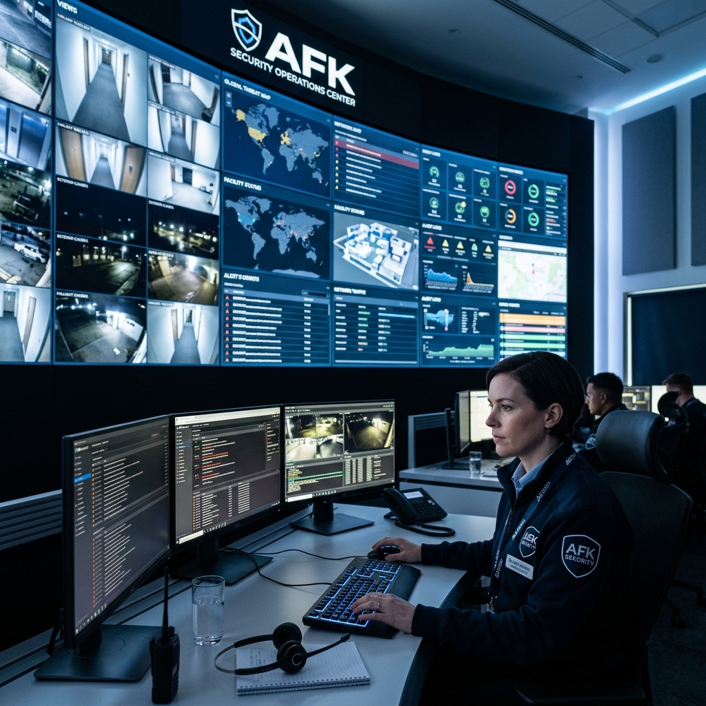 Carrier security transit operations control room - AFK Security